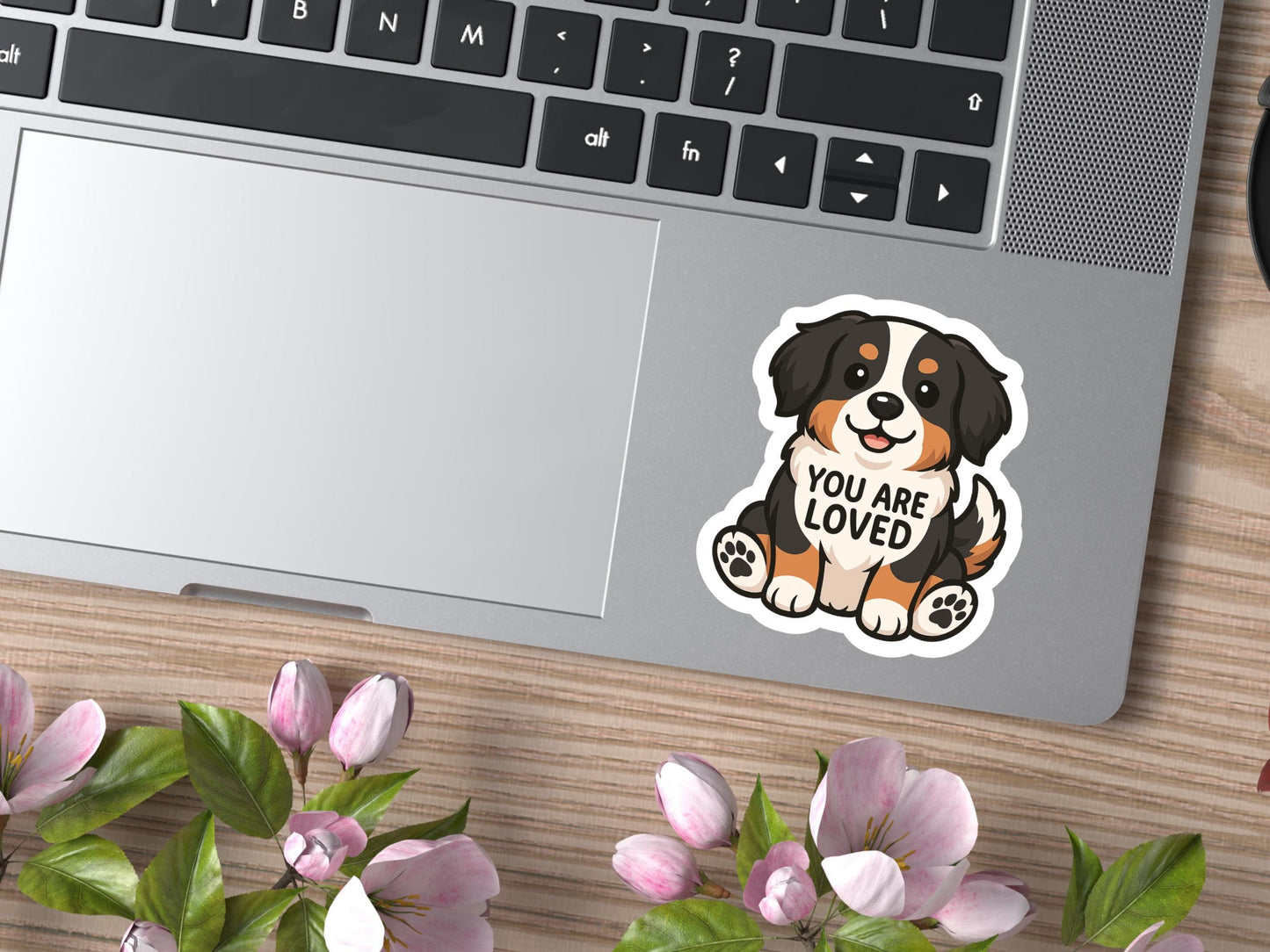 You Are Loved Cute Dog Sticker