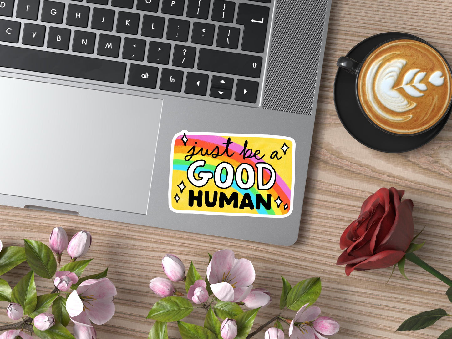 Just Be A Good Human Sticker