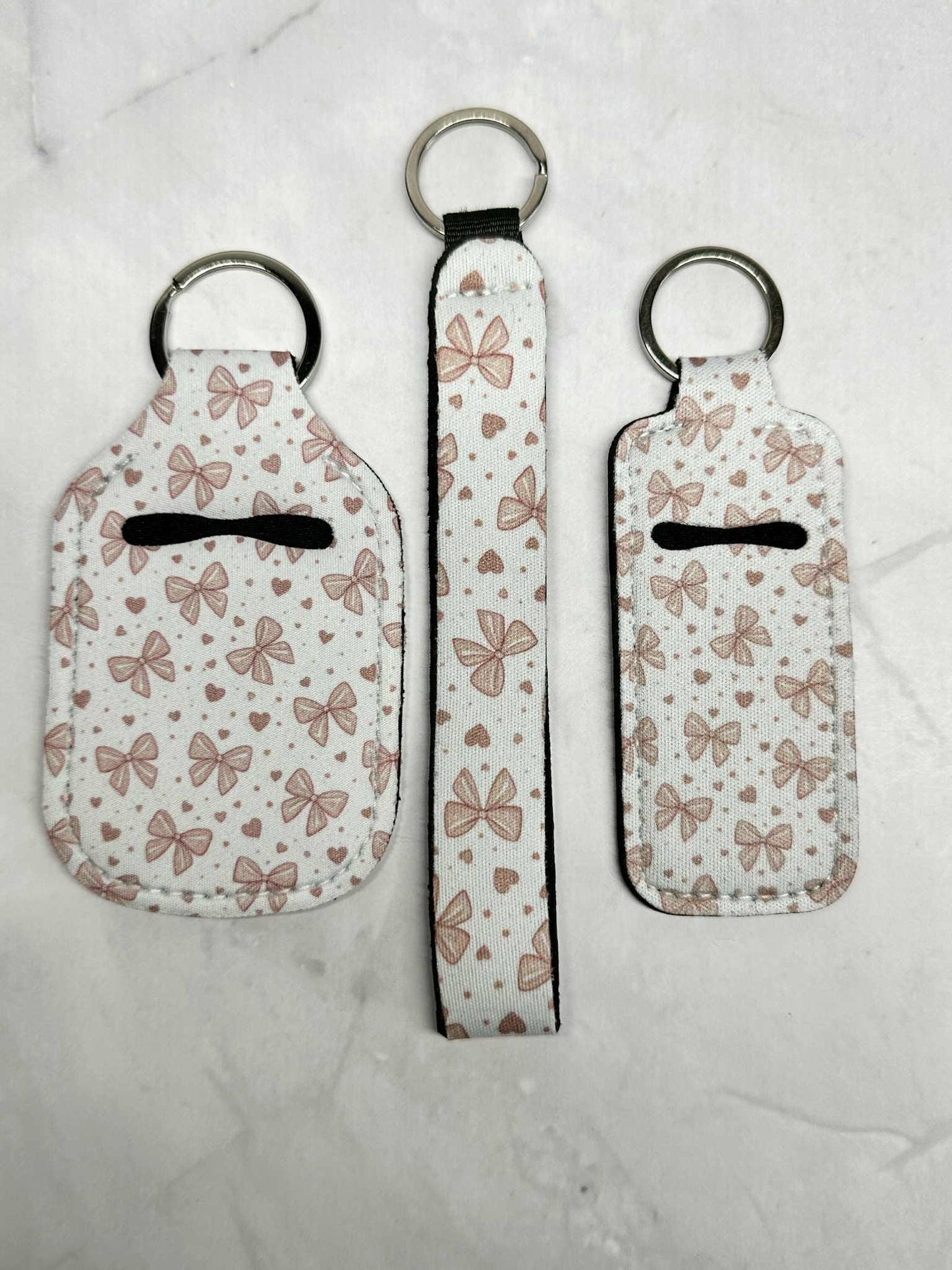 Hand Sanitizer Holder Combo, Lip Balm Keyring, Teacher Doorbell Holder, Sanitizer Keychain, Chapstick Holder