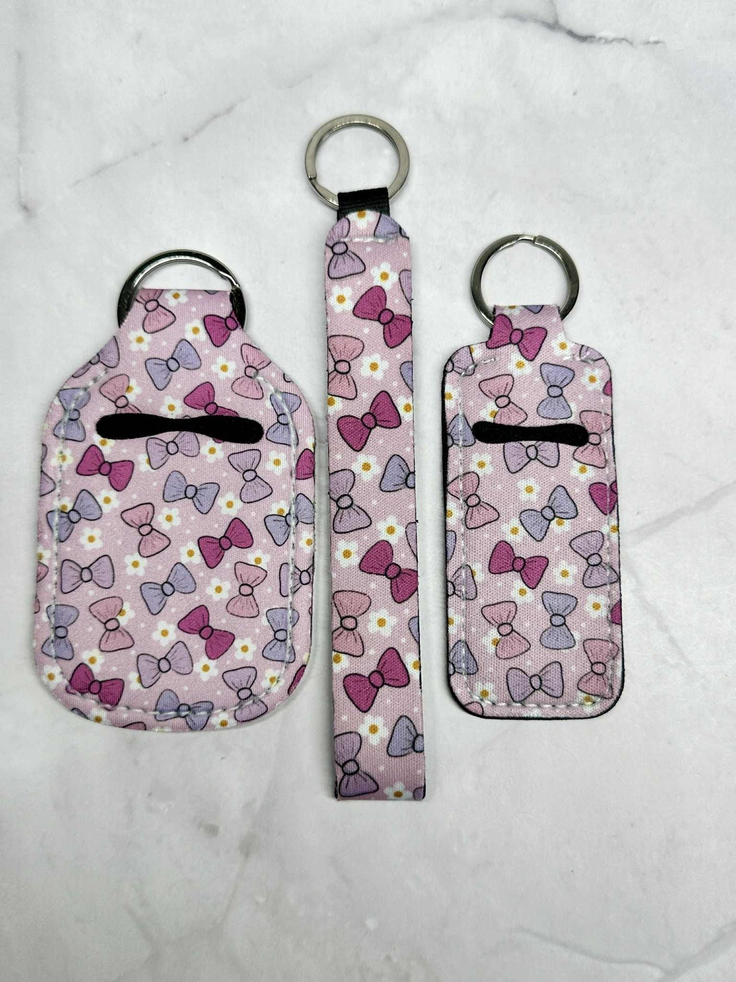 Hand Sanitizer Holder Combo, Lip Balm Keyring, Teacher Doorbell Holder, Sanitizer Keychain, Chapstick Holder