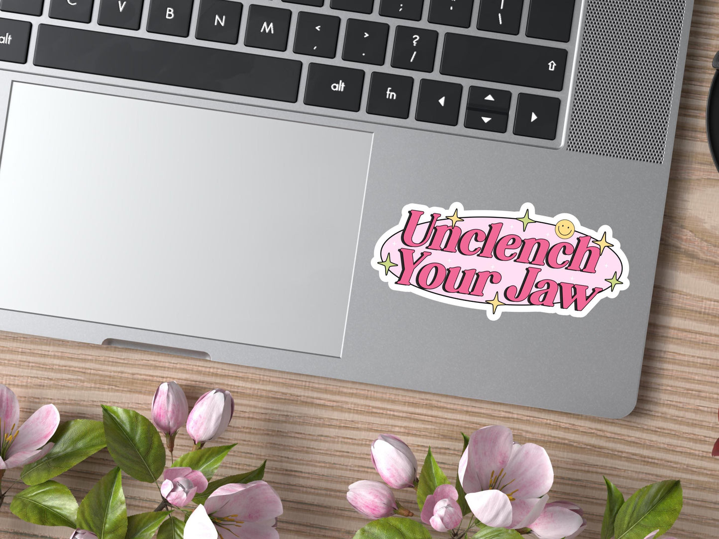 Unclench Your Jaw Sticker
