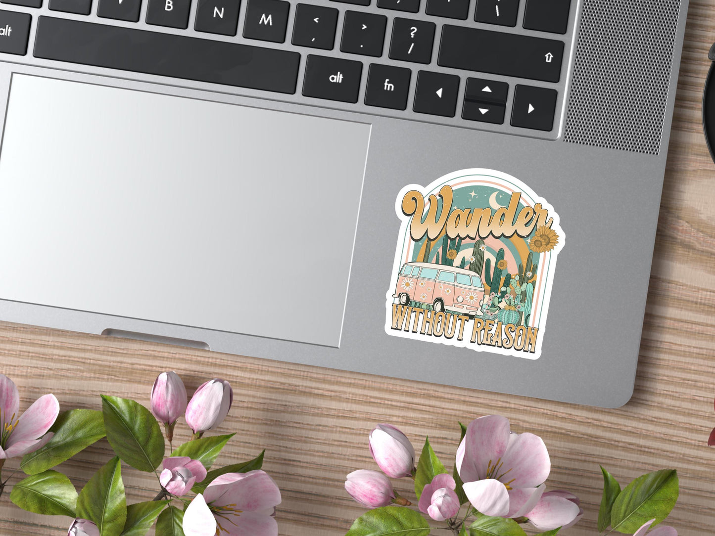 Retro Wander Without Reason Sticker