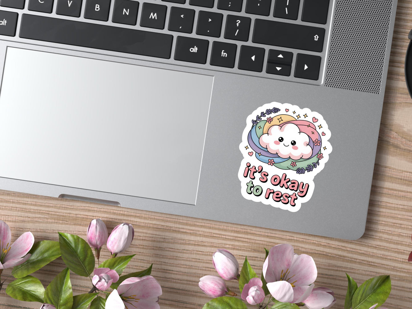 It's Ok To Rest Cute Cloud Sticker