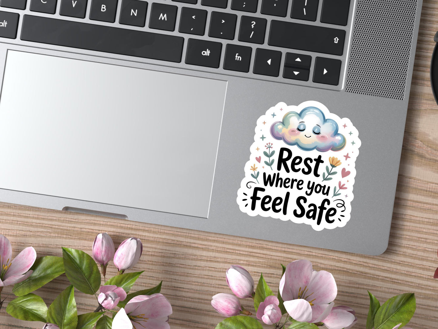 Rest Where You Feel Safe Cloud Sticker