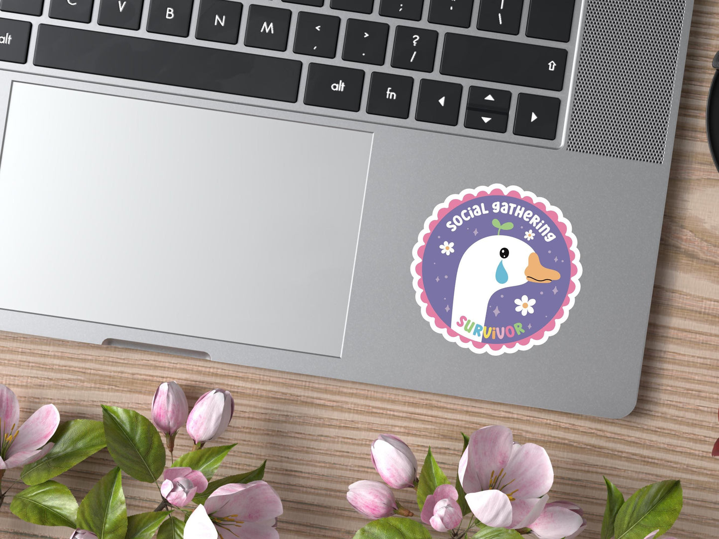 Social Gathering Survivor Duck Sticker