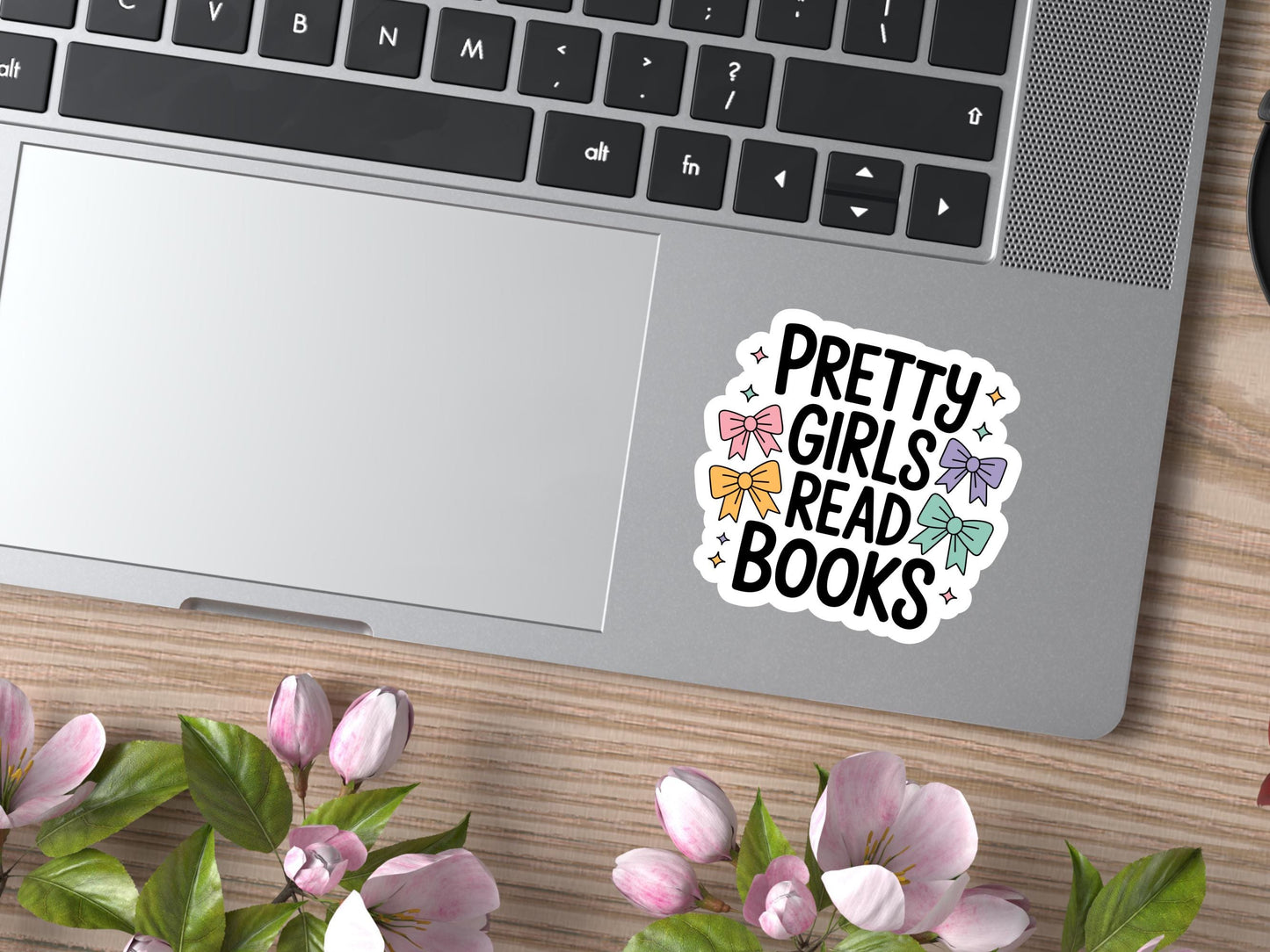 Pretty Girls Read Books Sticker