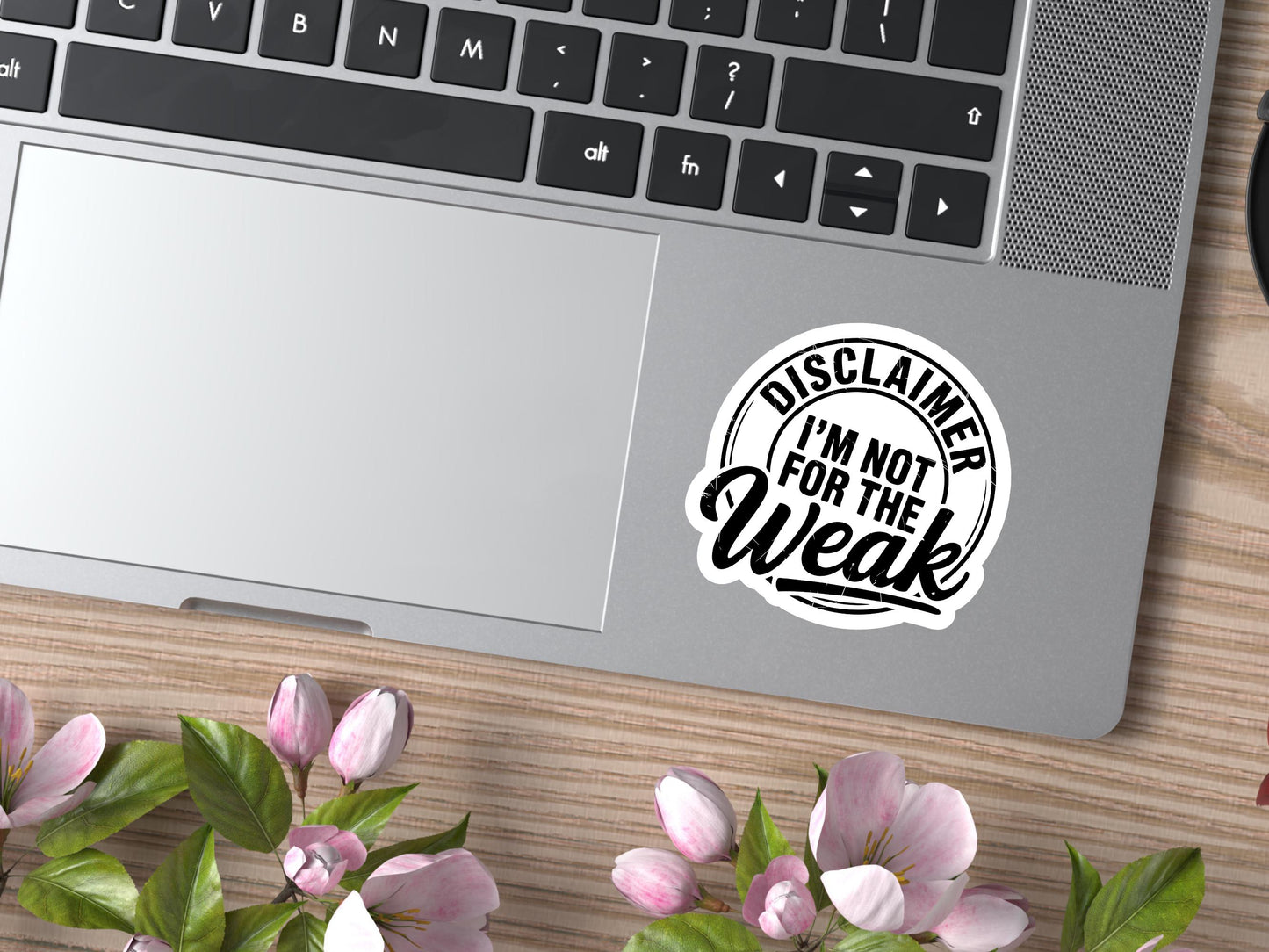 Disclaimer I'm Not For The Weak Sticker