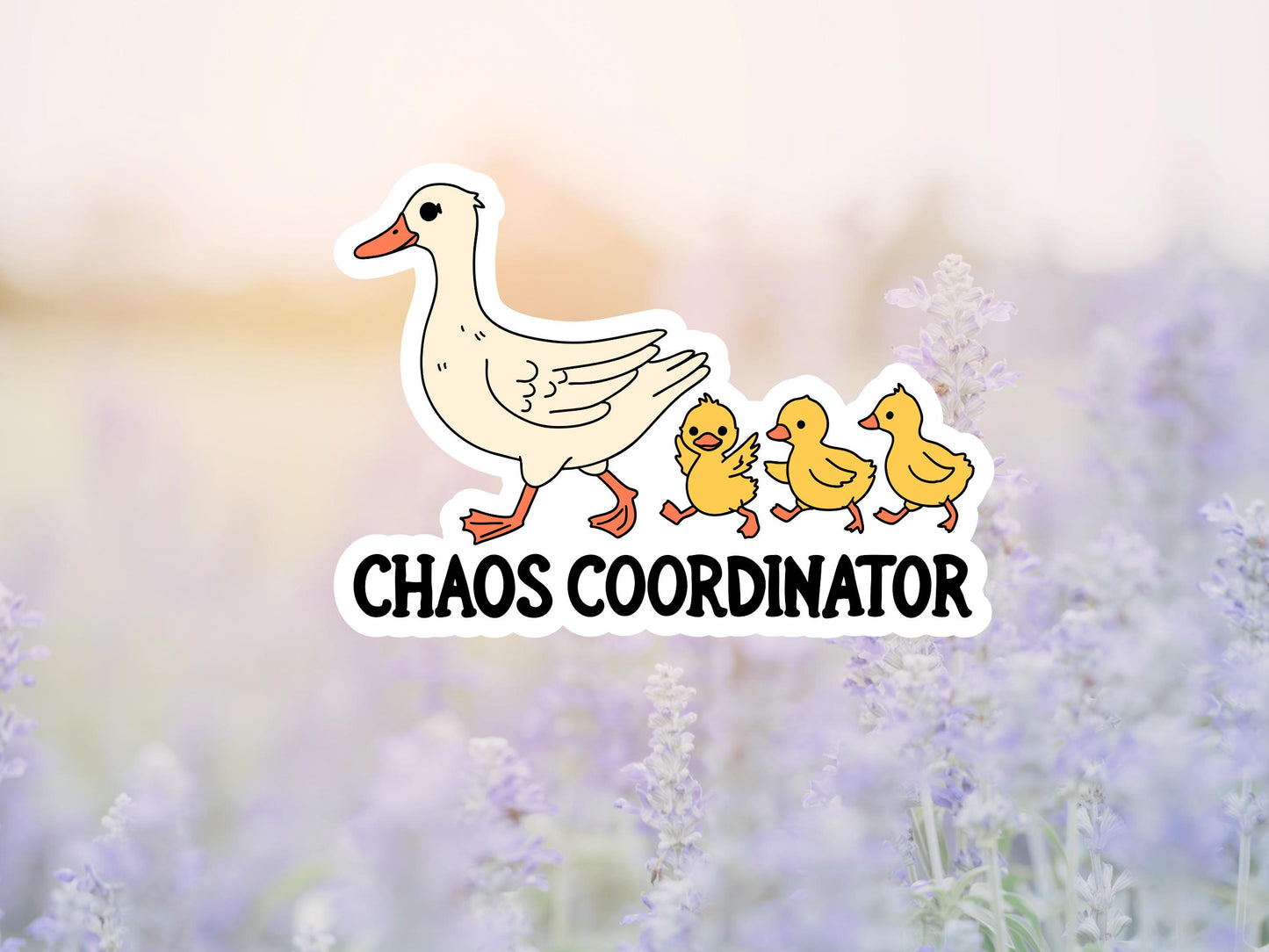 Chaos Coordinator Duck Sticker