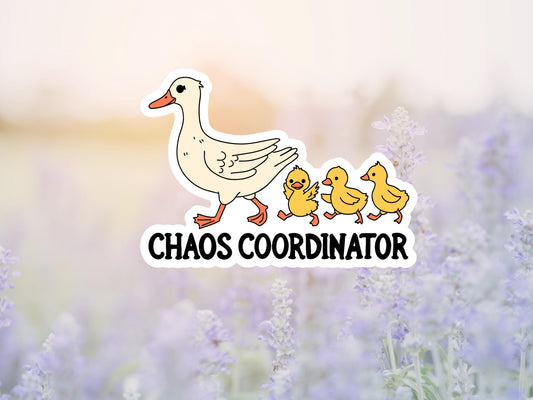 Chaos Coordinator Duck Sticker