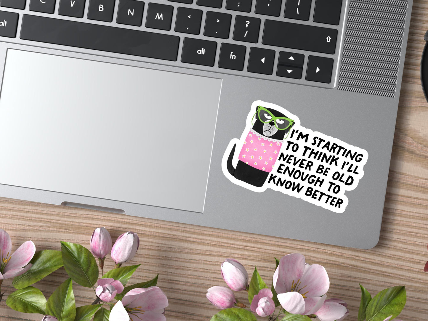 I'm Starting To Think I'll Never Be Old Enough To Know Better Sticker