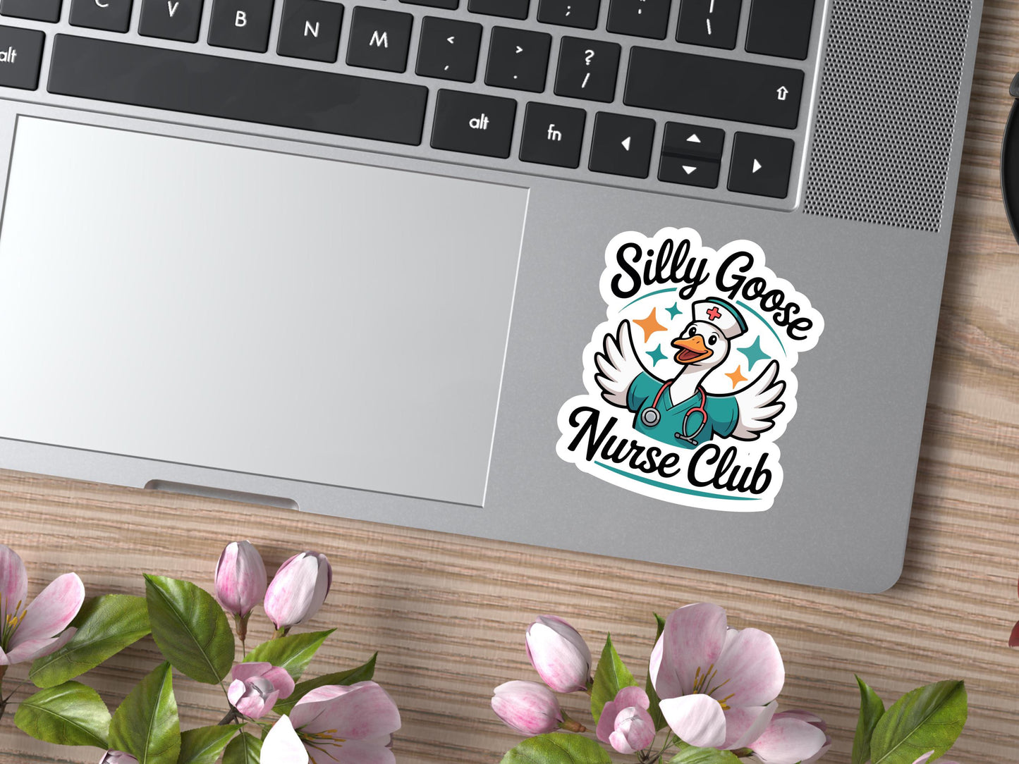 Silly Goose Nurse Club Sticker