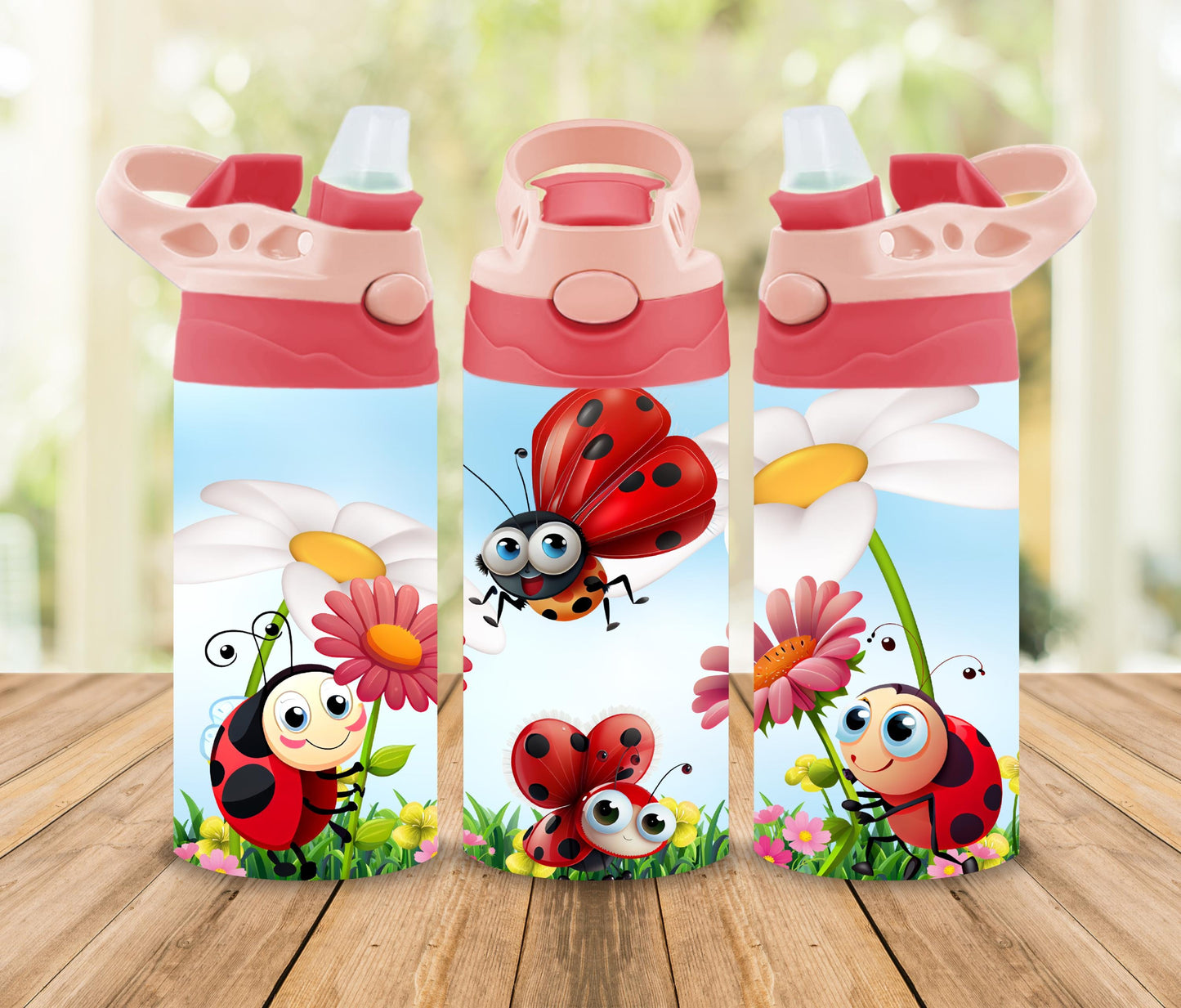 Ladybug Kids Personalized 12oz Tumbler