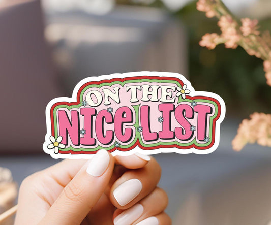 On The Nice List Sticker