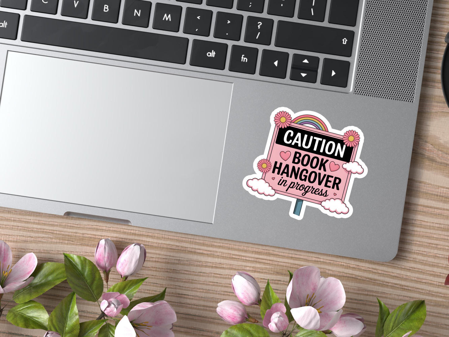 Caution Book Hangover In Progress Sticker