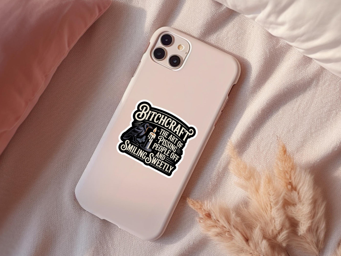 Bitchcraft Black Crow Sticker