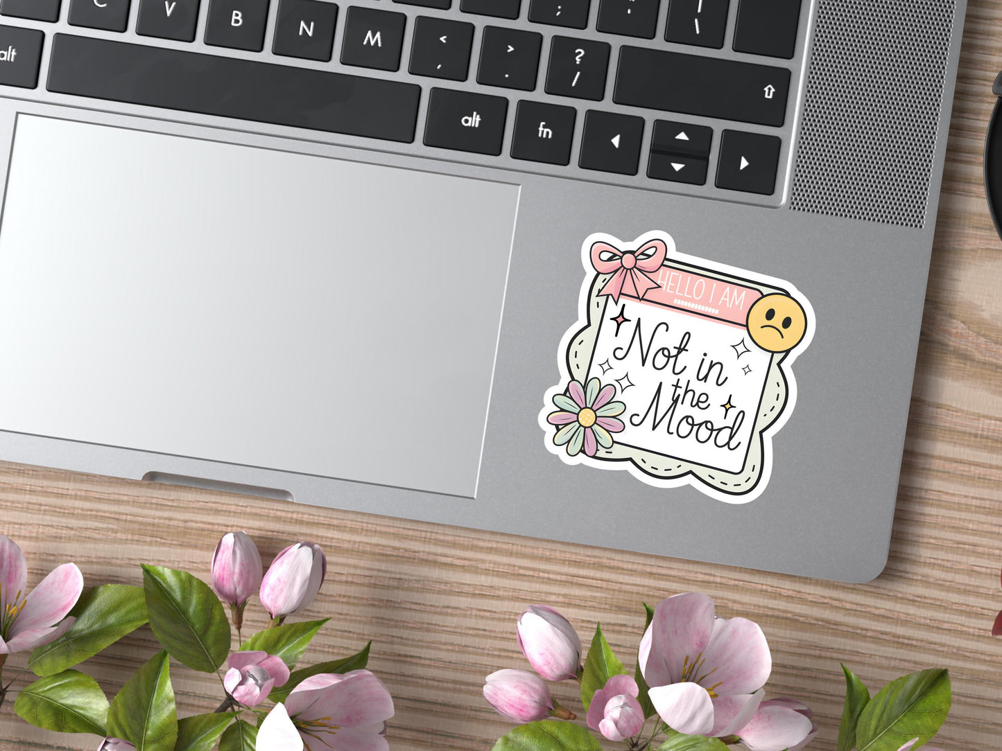 Hello I'm Not In The Mood Pastel Sticker