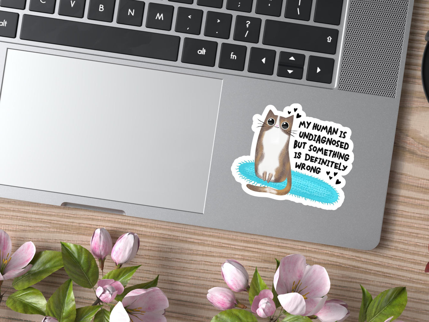 My Human Is Undiagnosed But Something Is Definitely Wrong Cat Sticker