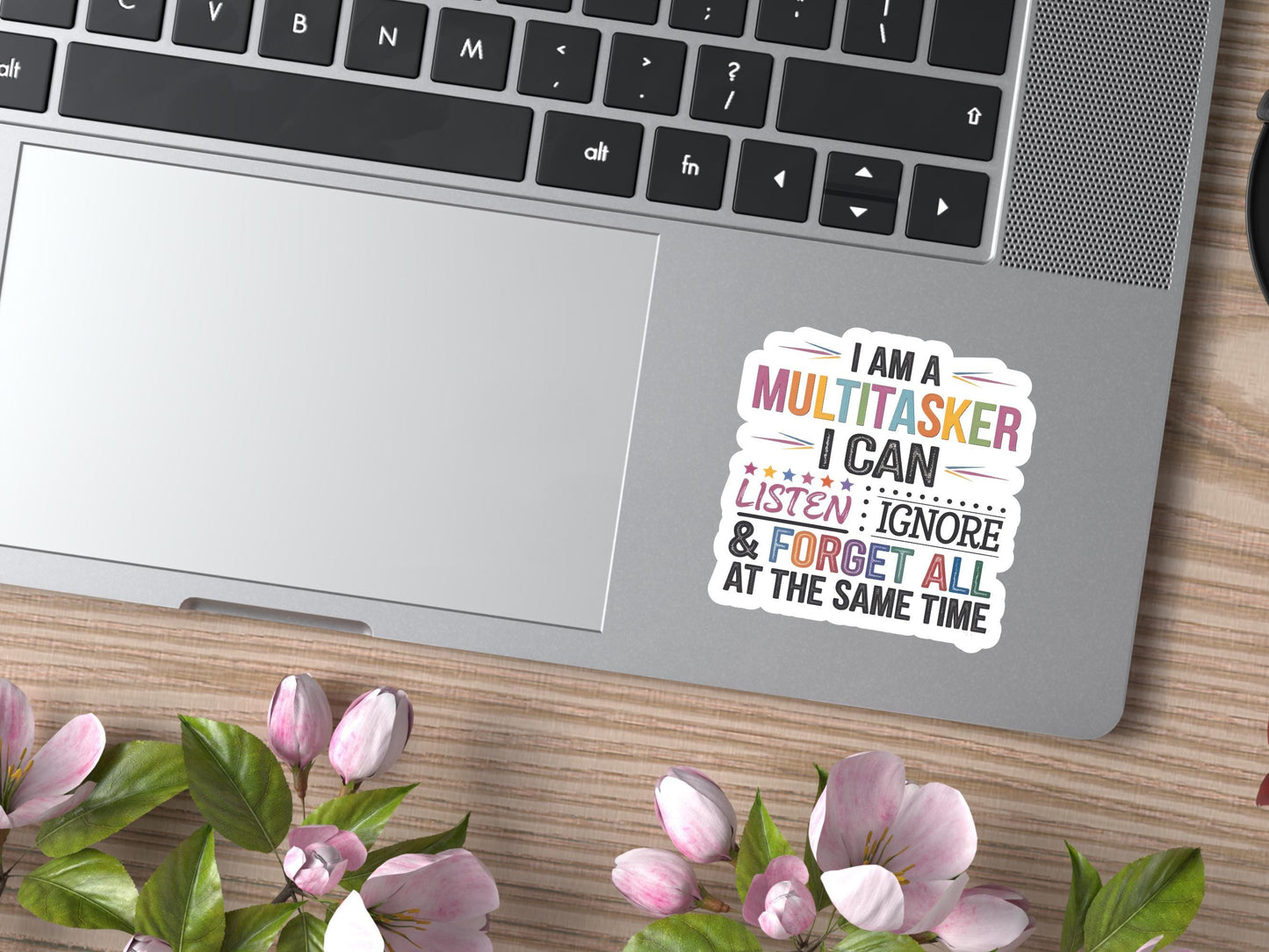 I Am A Multitasker Colorful Sticker