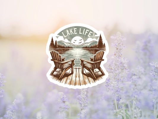 Lake Life Sticker
