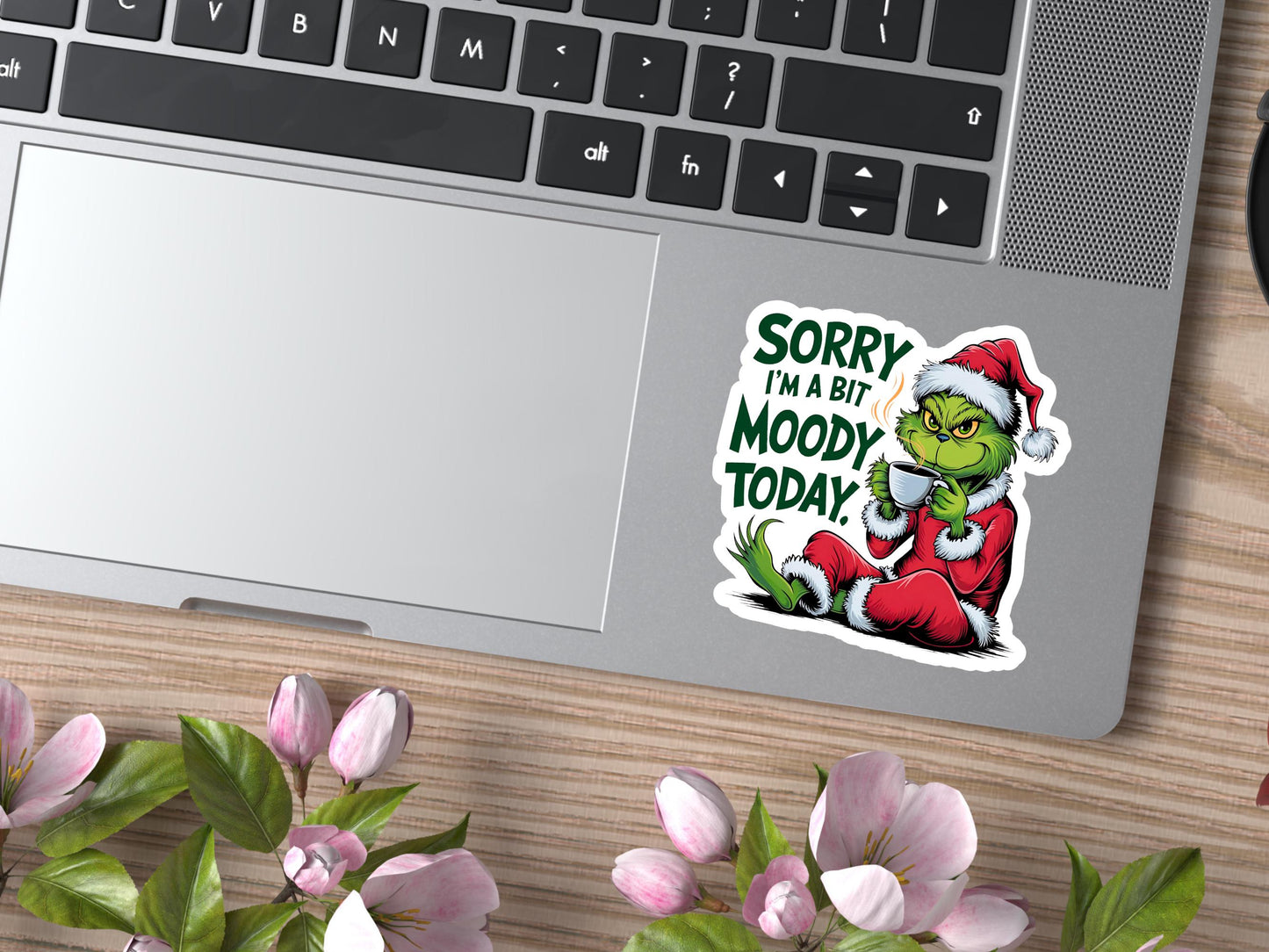 Sorry I'm A Bit Moody Today Christmas Sticker