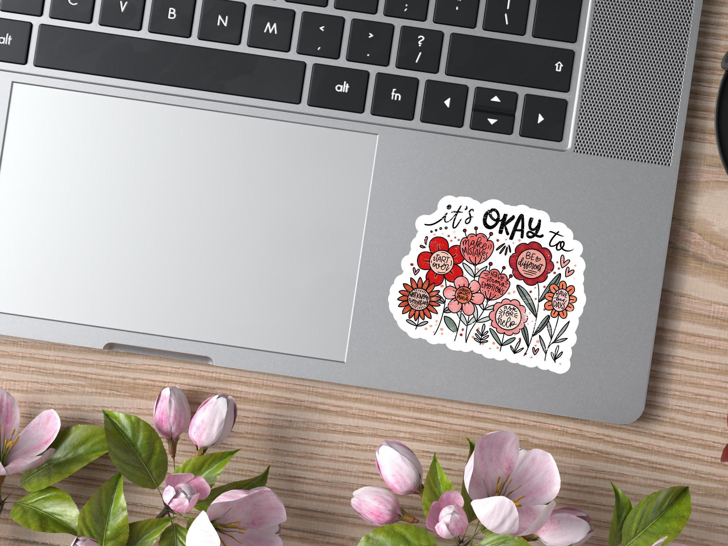 It's Ok To... Boho Floral Sticker