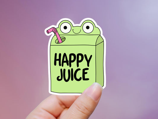 Frog Happy Juice Sticker