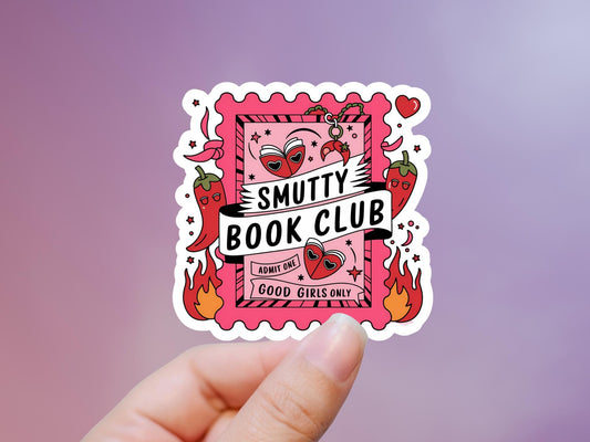 Smutty Book Club Sticker