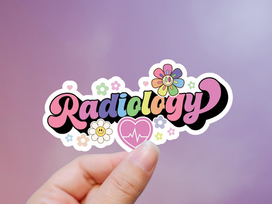 Retro Radiology Sticker