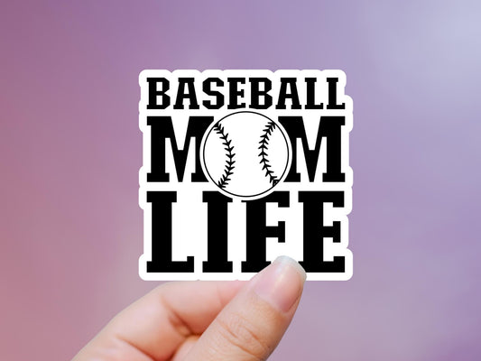 Baseball Mom Life Sticker