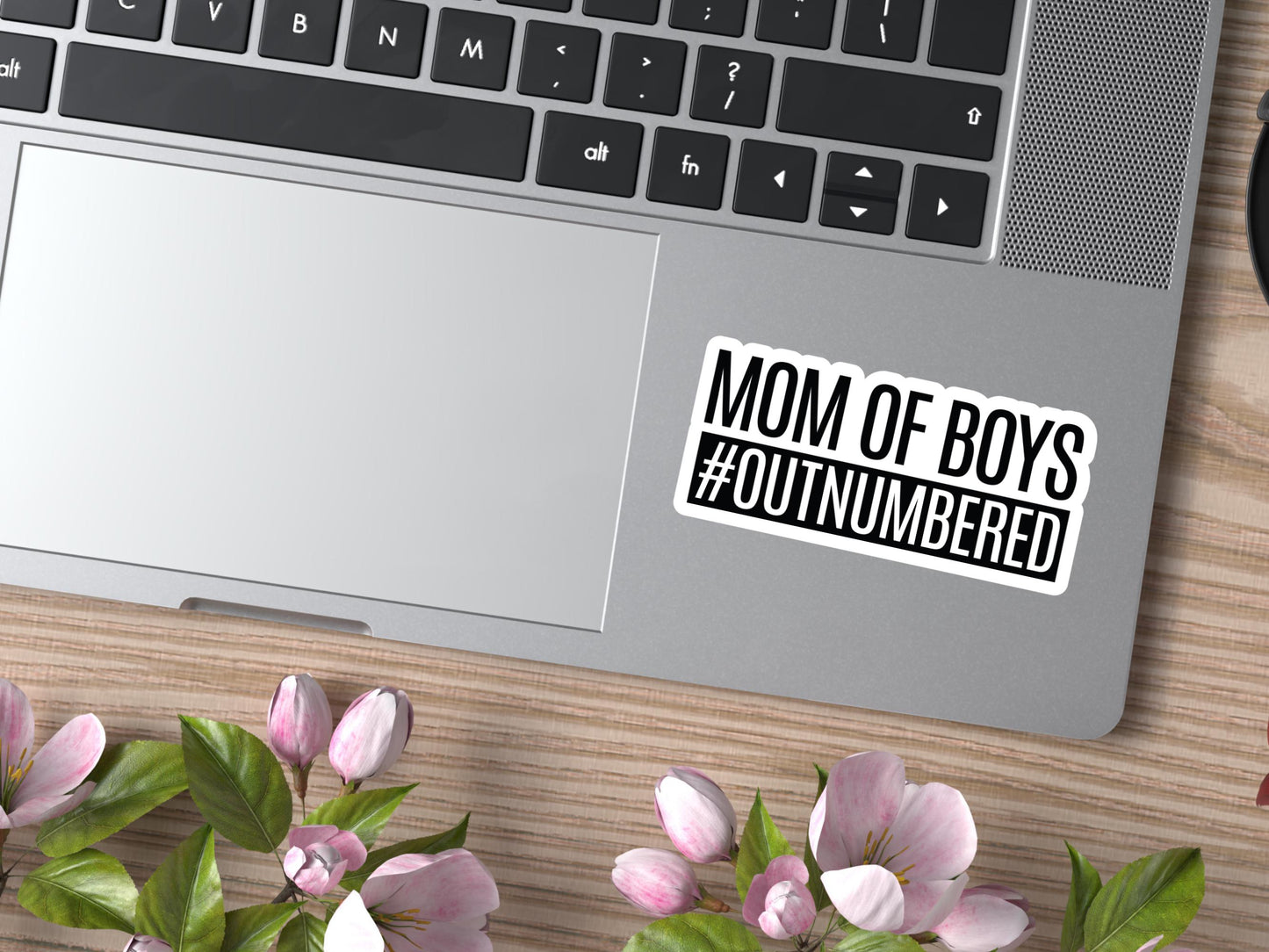 Mom Of Boys #outnumbered Sticker