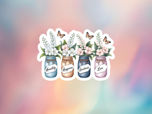 Lilly Of The Valley May Birth Flower Sticker