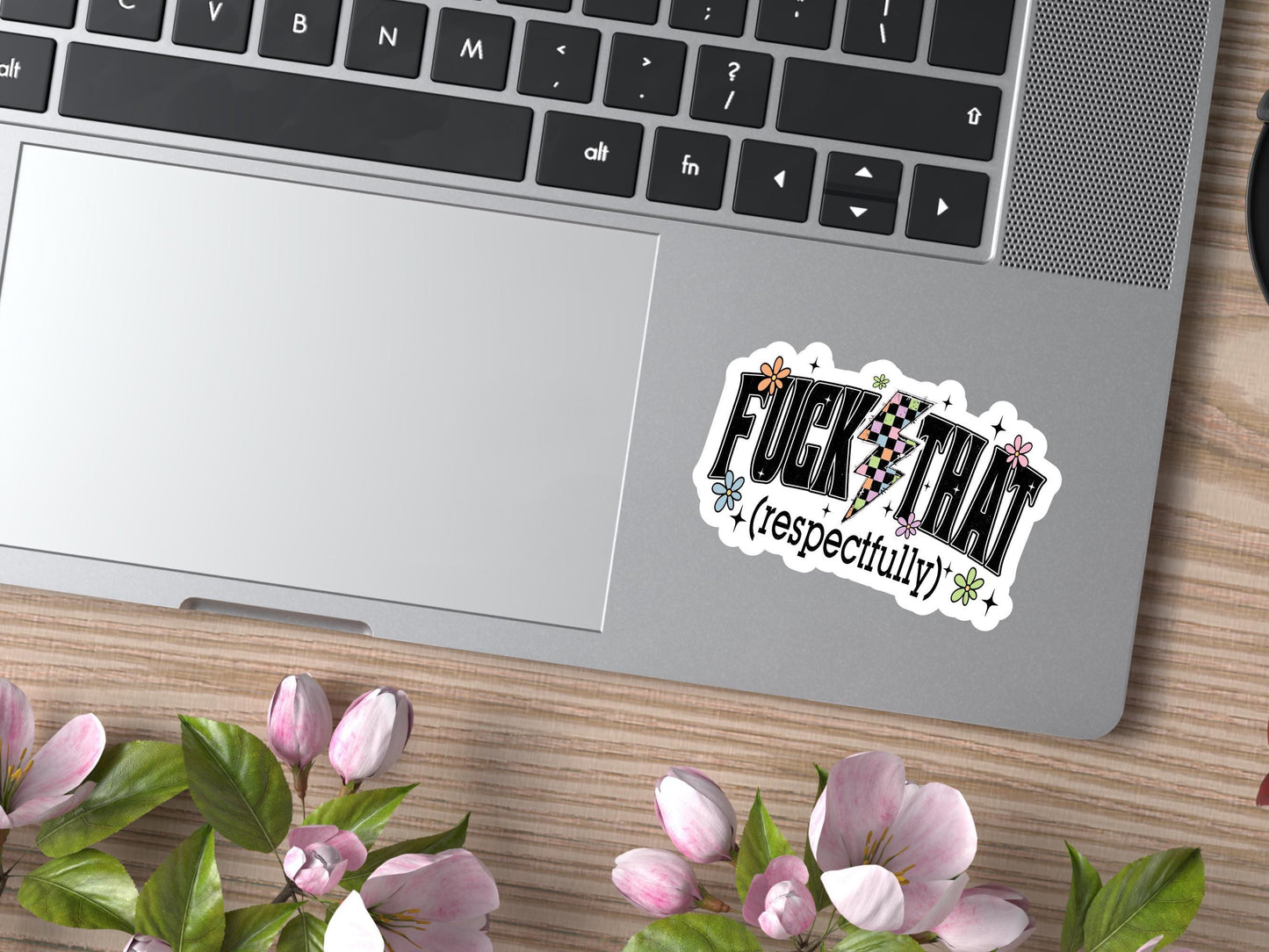 Retro Fuck That Respectfully Sticker