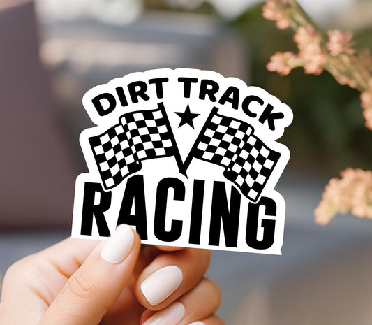 Dirt Track Racing Sticker