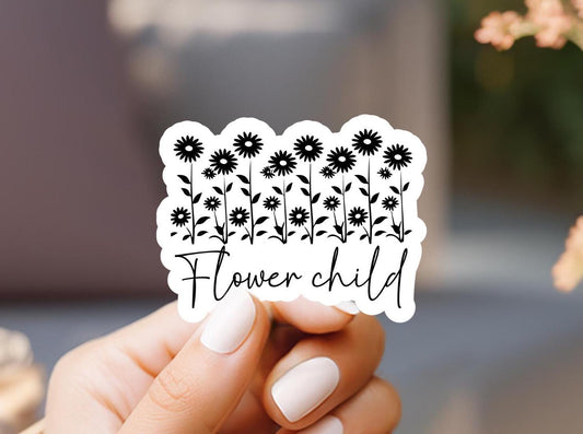 Flower Child Floral Sticker