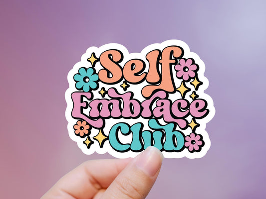 Self Embrace Club Sticker
