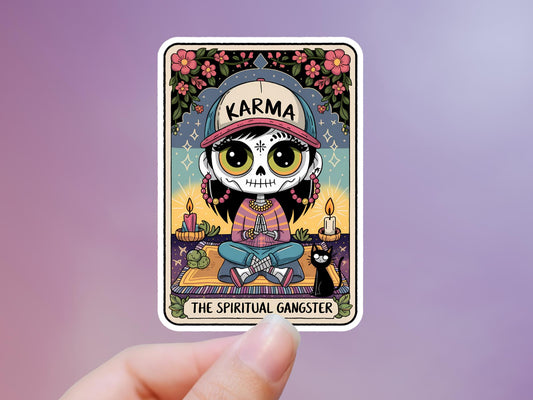 Karma Spiritual Gangster Sticker