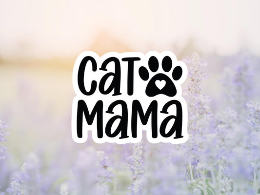 Cat Mama Sticker