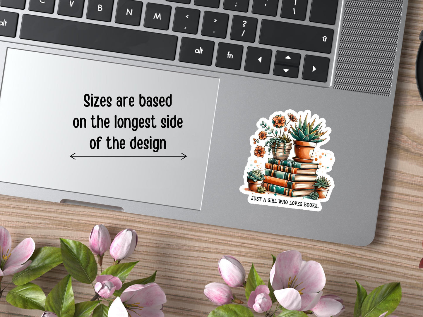 Just A Girl Who Loves Books Sticker