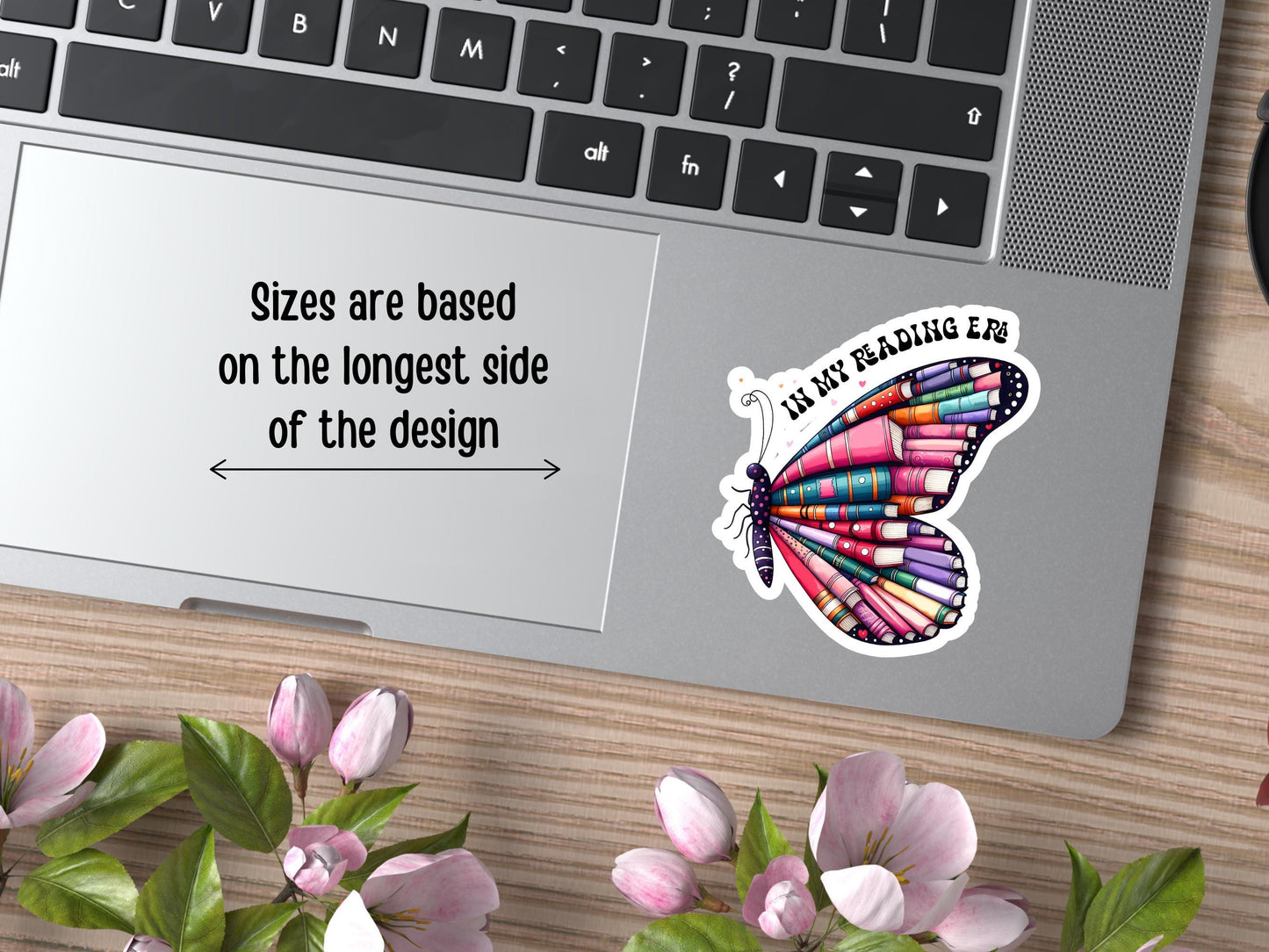In My Reading Era Book Butterfly Sticker