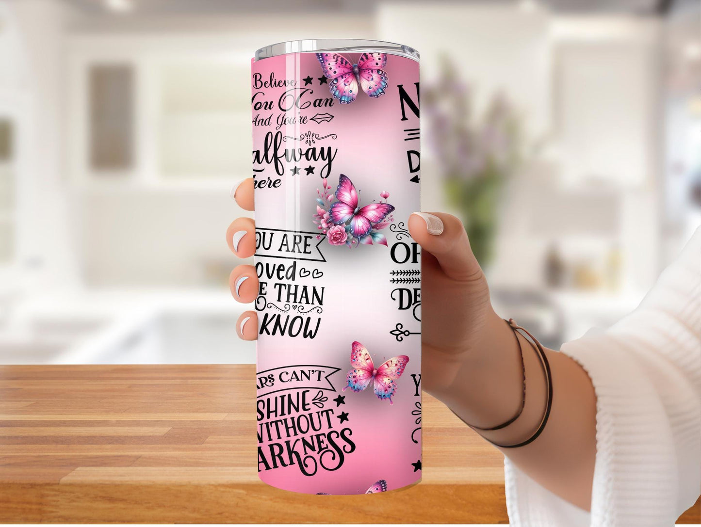 Pink Dream Inspirational 20oz Tumbler