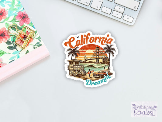 California Dreamin' Sticker