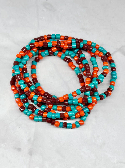 Single Strand Western Mixture Seed Bead Bracelet