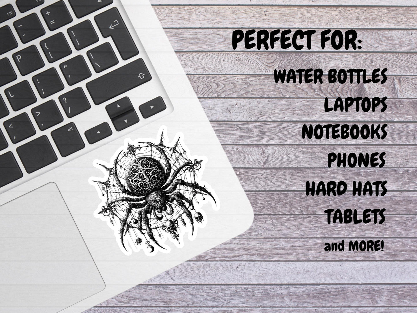 Dark Gothic Spider Sticker