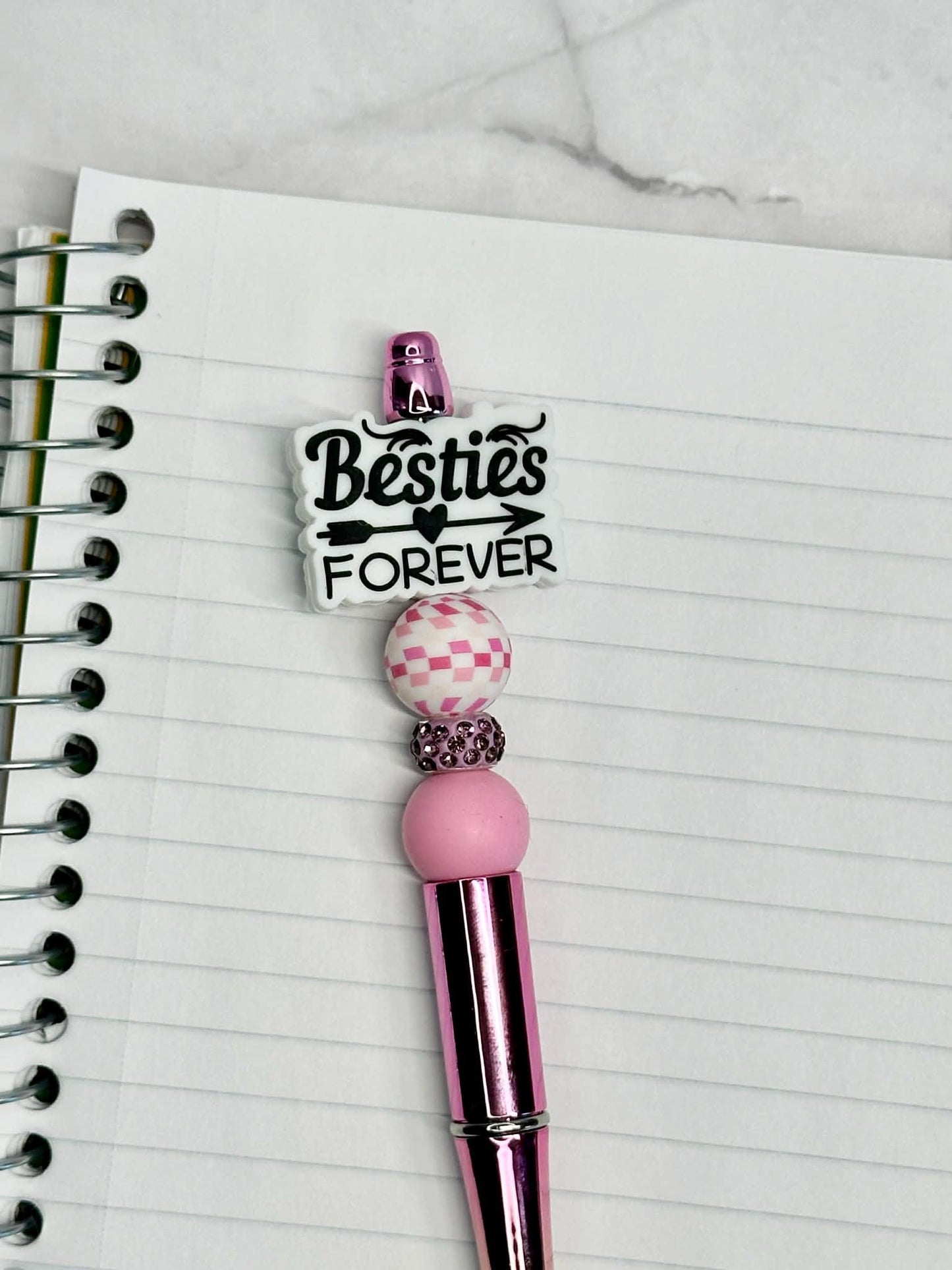 Besties Forever Beaded Ink Pen