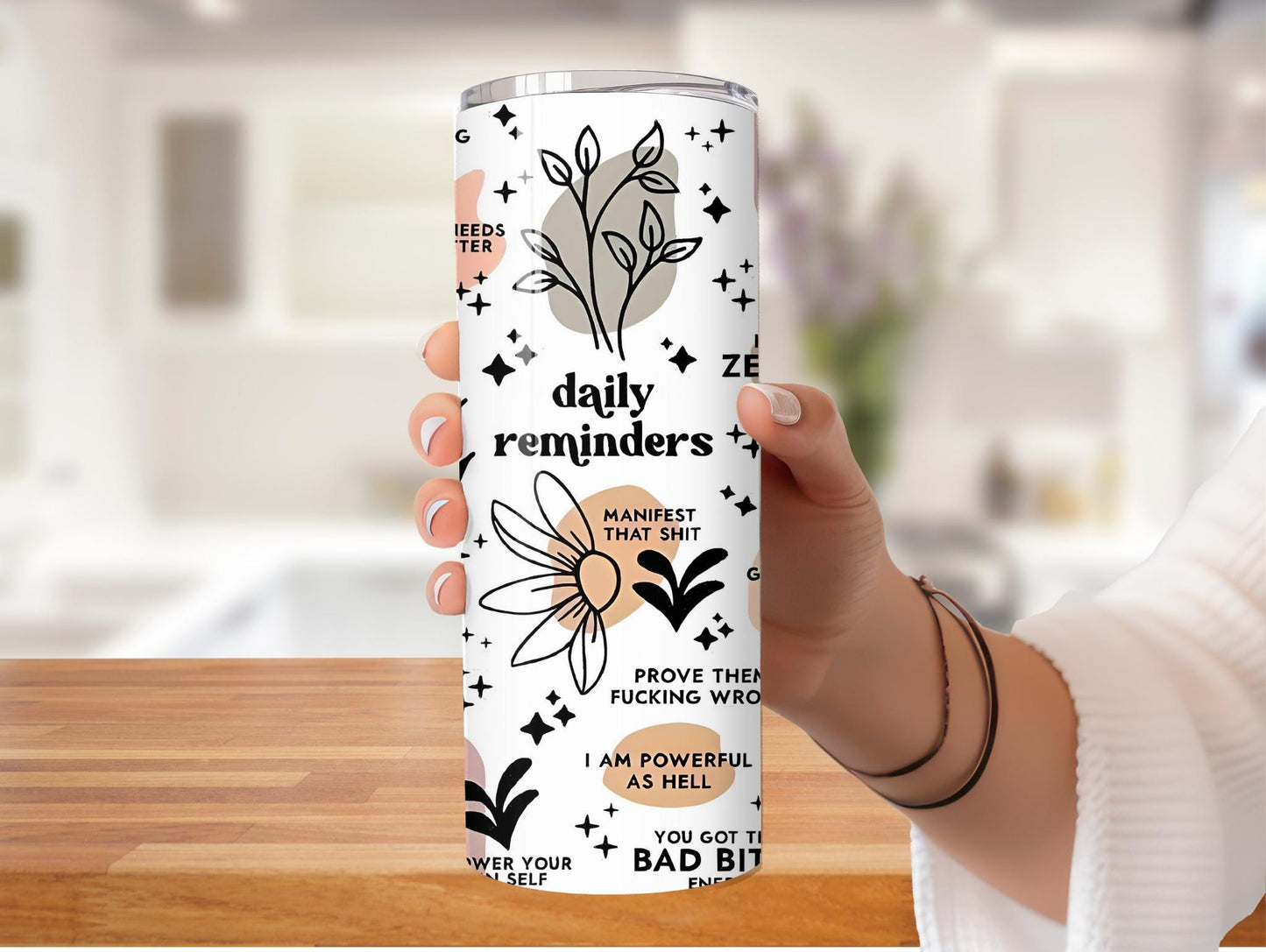 Daily Reminders Inspirational 20oz Tumbler