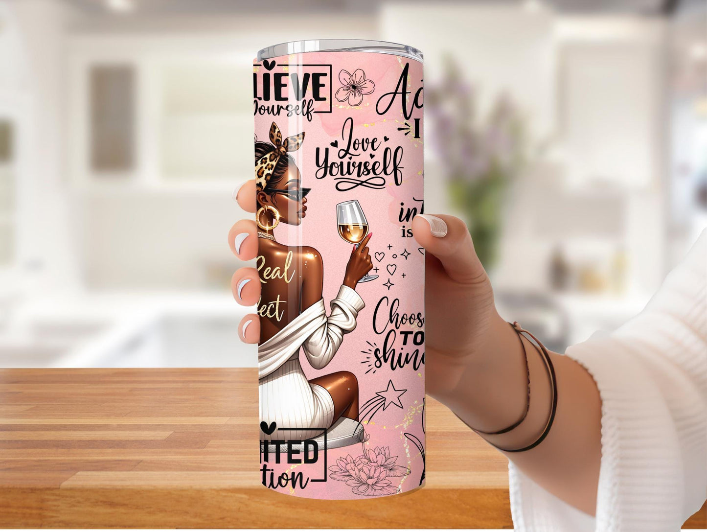 Be Real Not Perfect Inspirational 20oz Tumbler