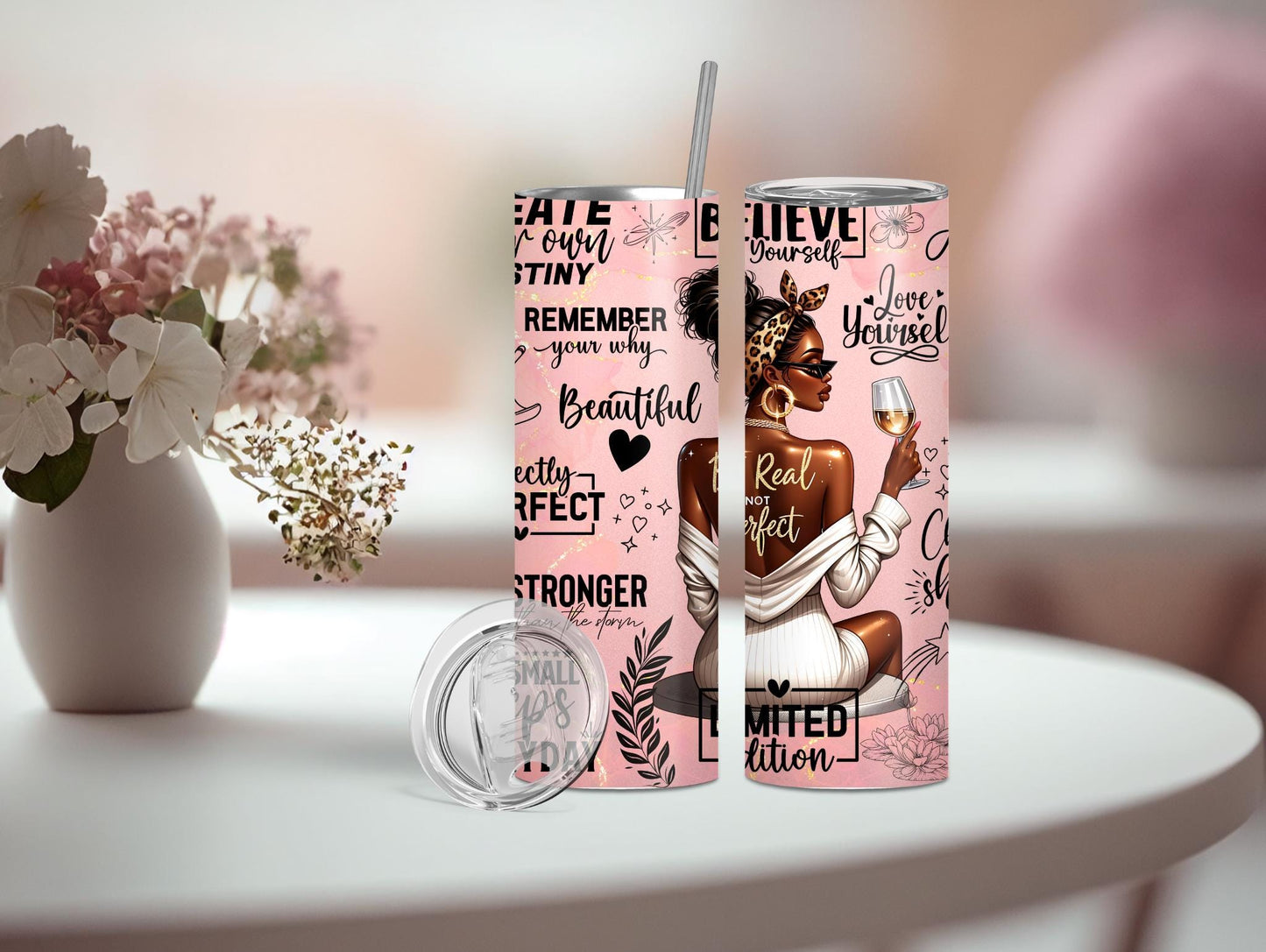 Be Real Not Perfect Inspirational 20oz Tumbler