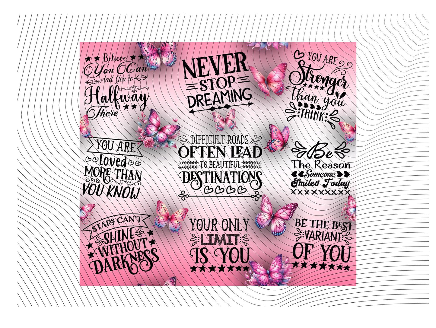 Pink Dream Inspirational 20oz Tumbler