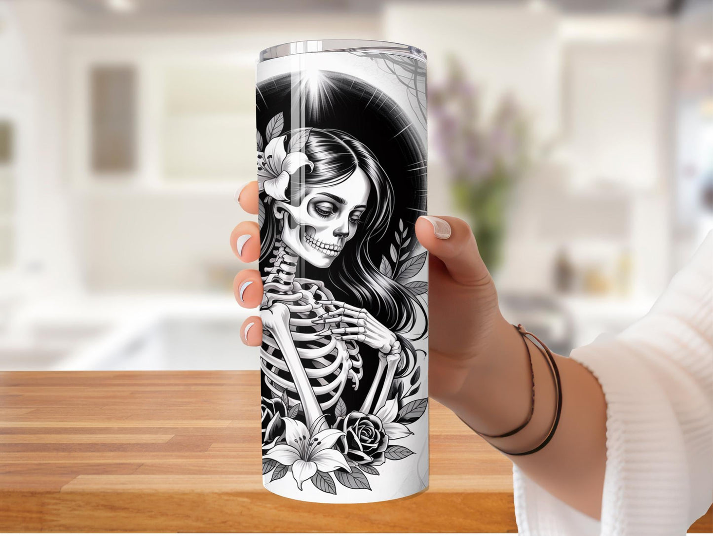Let Them Misunderstand You Skeleton Inspirational 20oz Tumbler