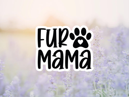 Fur Mum Sticker